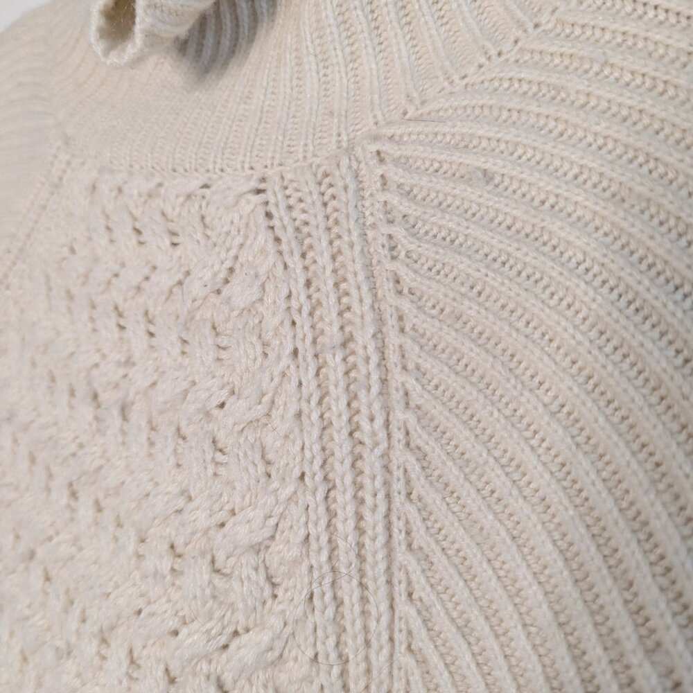 AllSaints Knit Layered Sweater Womens Medium Wool/Cashmere Sweater - Picture 3 of 5